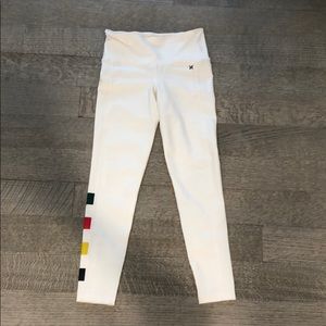 Hurley white/cream leggings size small
